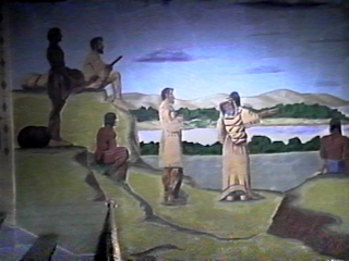 Oscar Howe mural at Mobridge