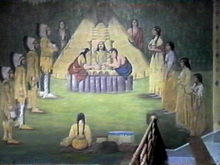 Oscar Howe mural at Mobridge
