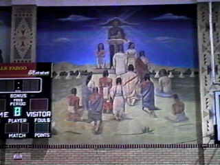 Oscar Howe mural at Mobridge
