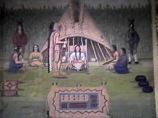 Oscar Howe mural at Mobridge