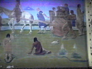 Oscar Howe mural at Mobridge