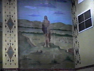 Oscar Howe mural at Mobridge